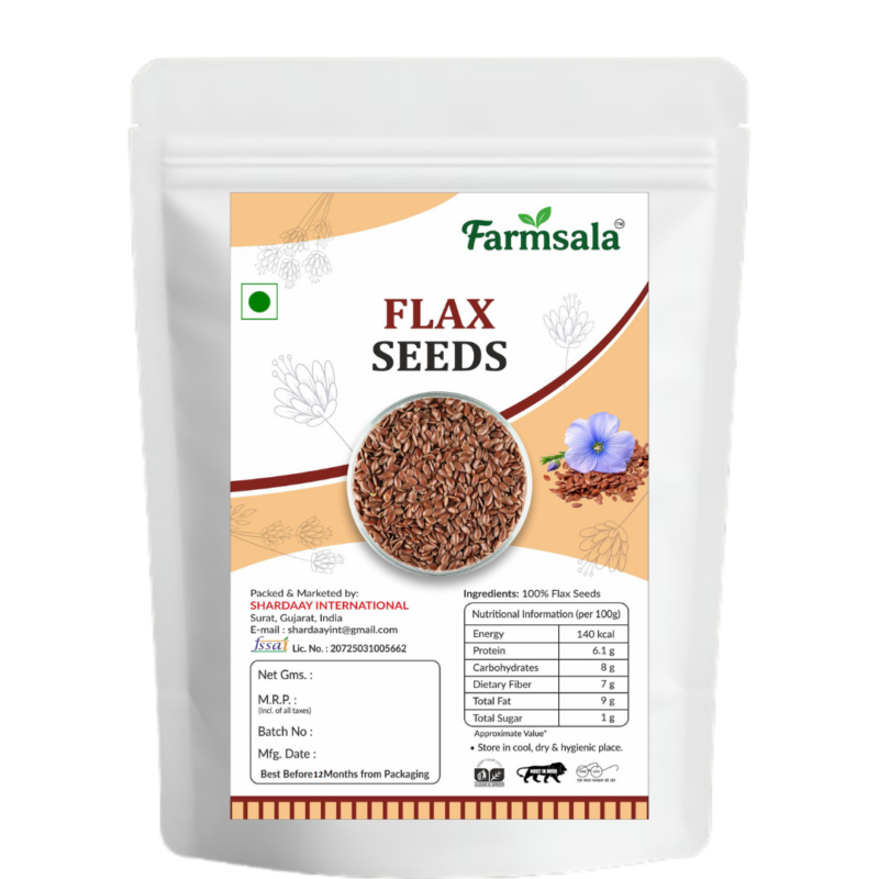 Premium Flax Seeds (Alsi) | Omega-3 & Fiber Rich Superfood
