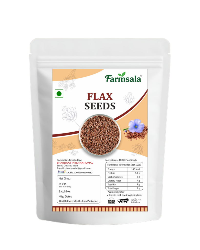 Premium Flax Seeds (Alsi) | Omega-3 & Fiber Rich Superfood