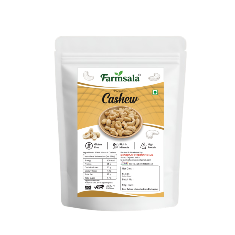 Premium Cashew Nuts (Kaju) – Crunchy, Fresh & Naturally Delicious