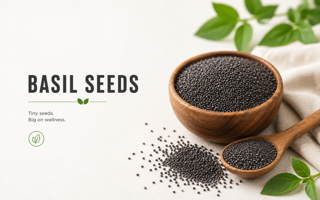 Basil Seeds: Nature’s Tiny Hydration Powerhouse