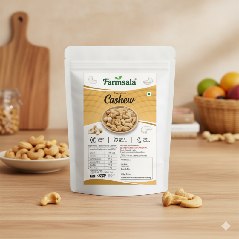 Premium Cashew Nuts (Kaju) – Crunchy, Fresh & Naturally Delicious